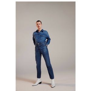 Zara women leather ankle boots